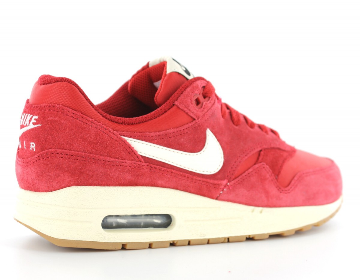 Nike Air max 1 gs ROUGE/BLANC