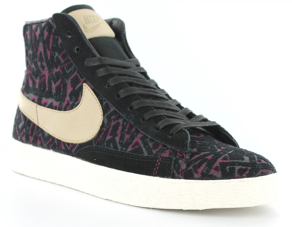 Nike Blazer Mid Prm NOIR/BEIGE/VIOLET