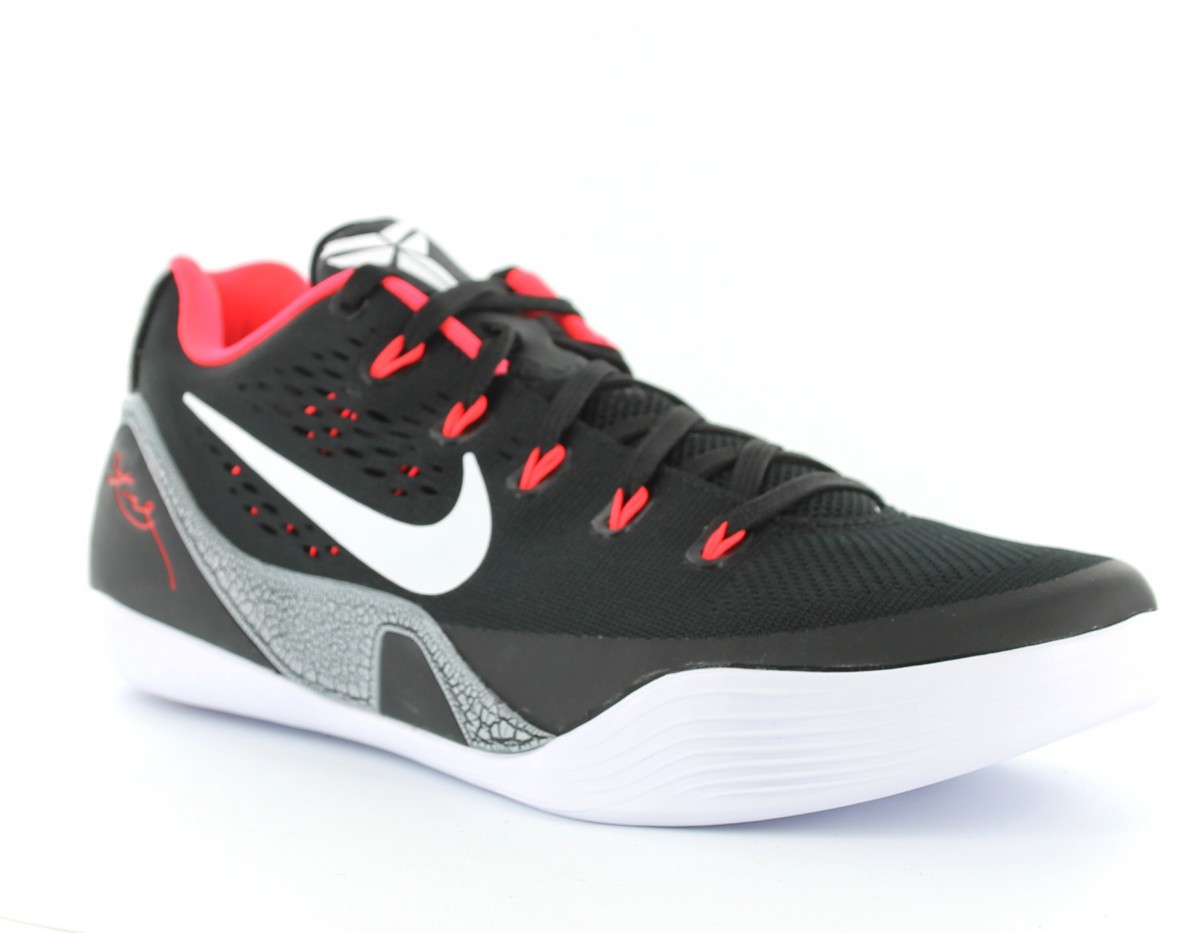 Nike Kobe 9 EM Laser Crimson NOIR/BLANC