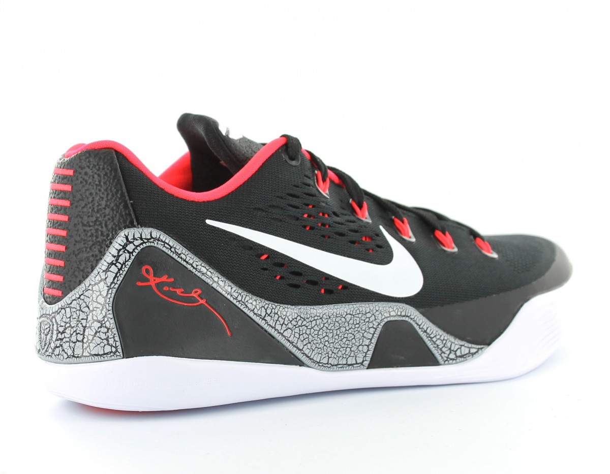 Nike Kobe 9 EM Laser Crimson NOIR/BLANC