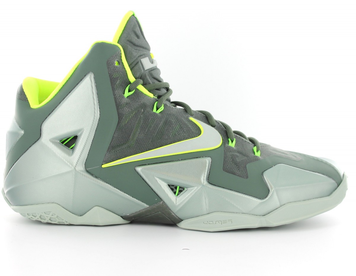 Nike LEBRON XI VERT/JAUNE