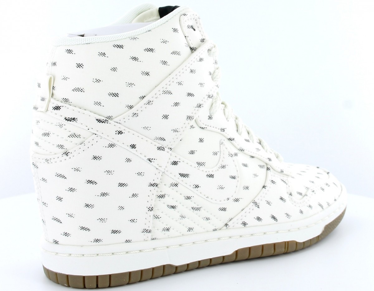 Nike Dunk Sky Hi Print BLANC/GRIS