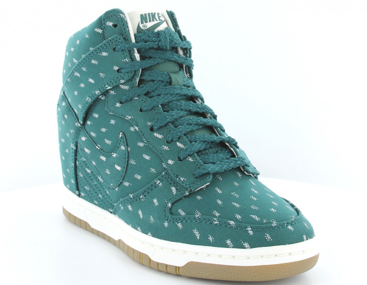 Nike Dunk Sky Hi Print VERT/VERT/BLANC