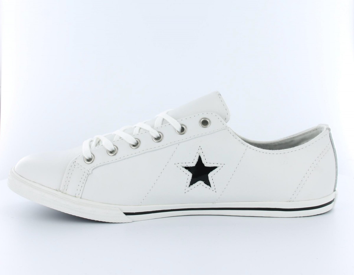 Converse One star low pro BLANC/NOIR