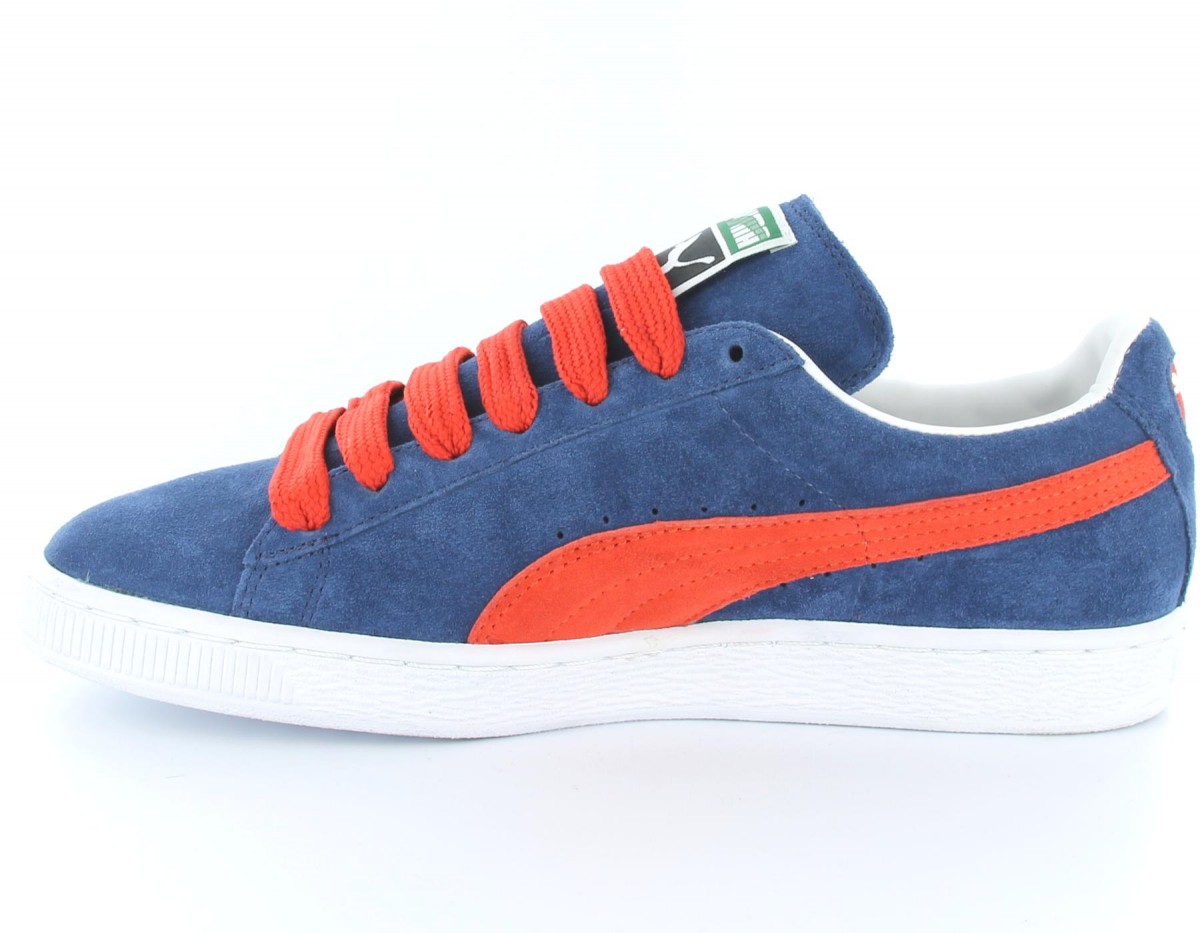 Puma Suede BLEU/ROUGE