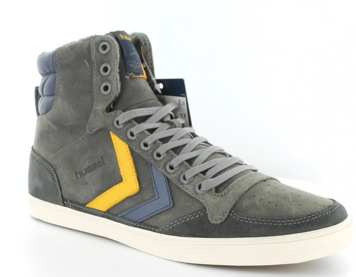 Hummel Ten Star oiled GRIS/BLEU