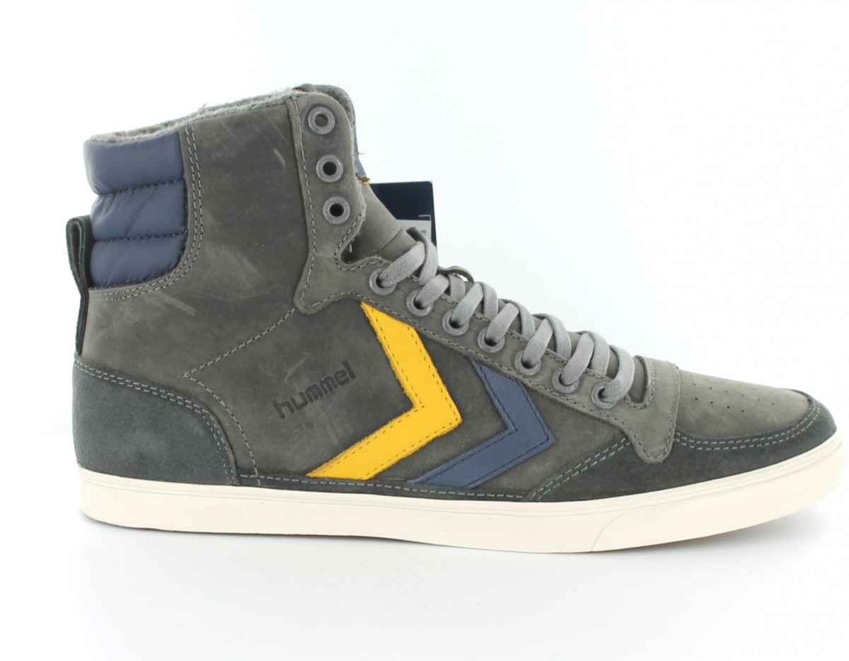 Hummel Ten Star oiled GRIS/BLEU