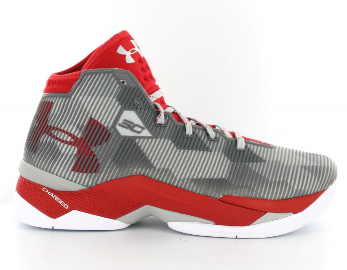 Under Armour curry 2.5 ROUGE/GRIS