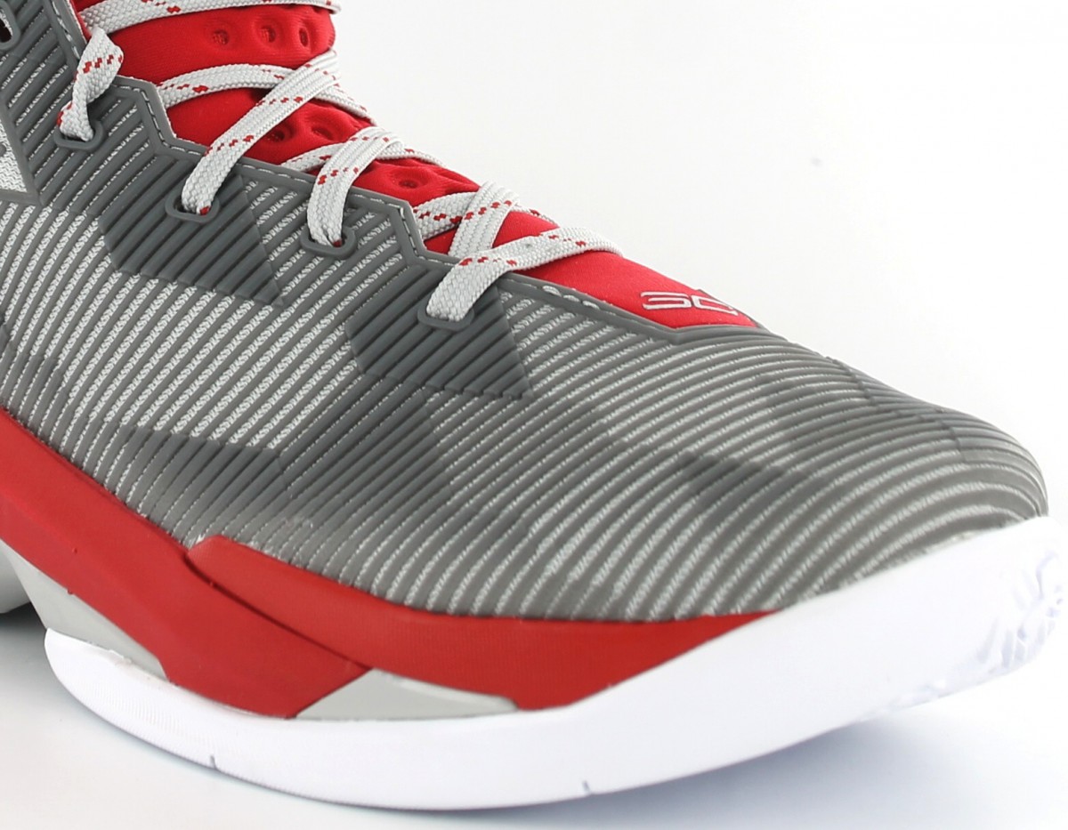 Under Armour curry 2.5 ROUGE/GRIS