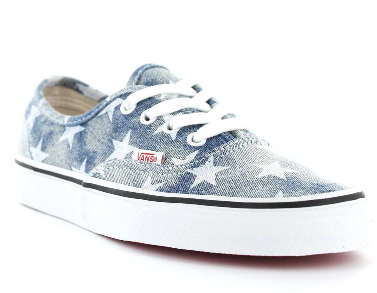 Vans Authentic Washed Stars BLEU/STARS