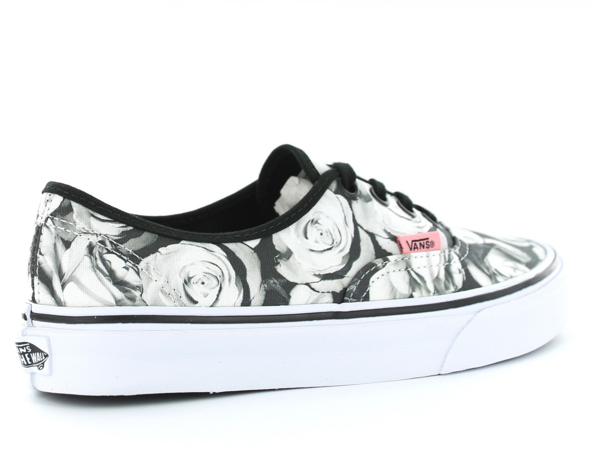 Vans Authentic Digi Roses NOIR/BLANC