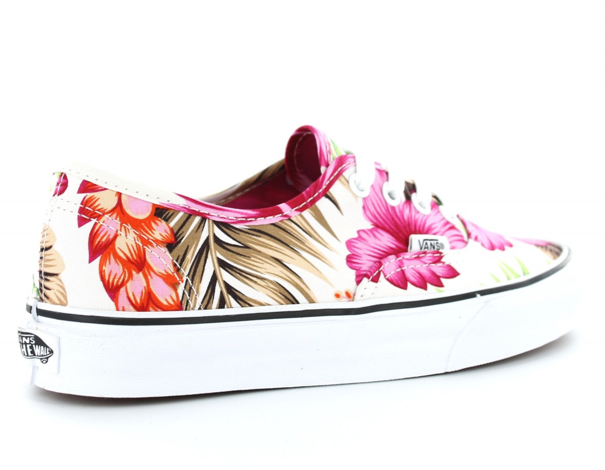 Vans Authentic Hawaiian floral BLANC