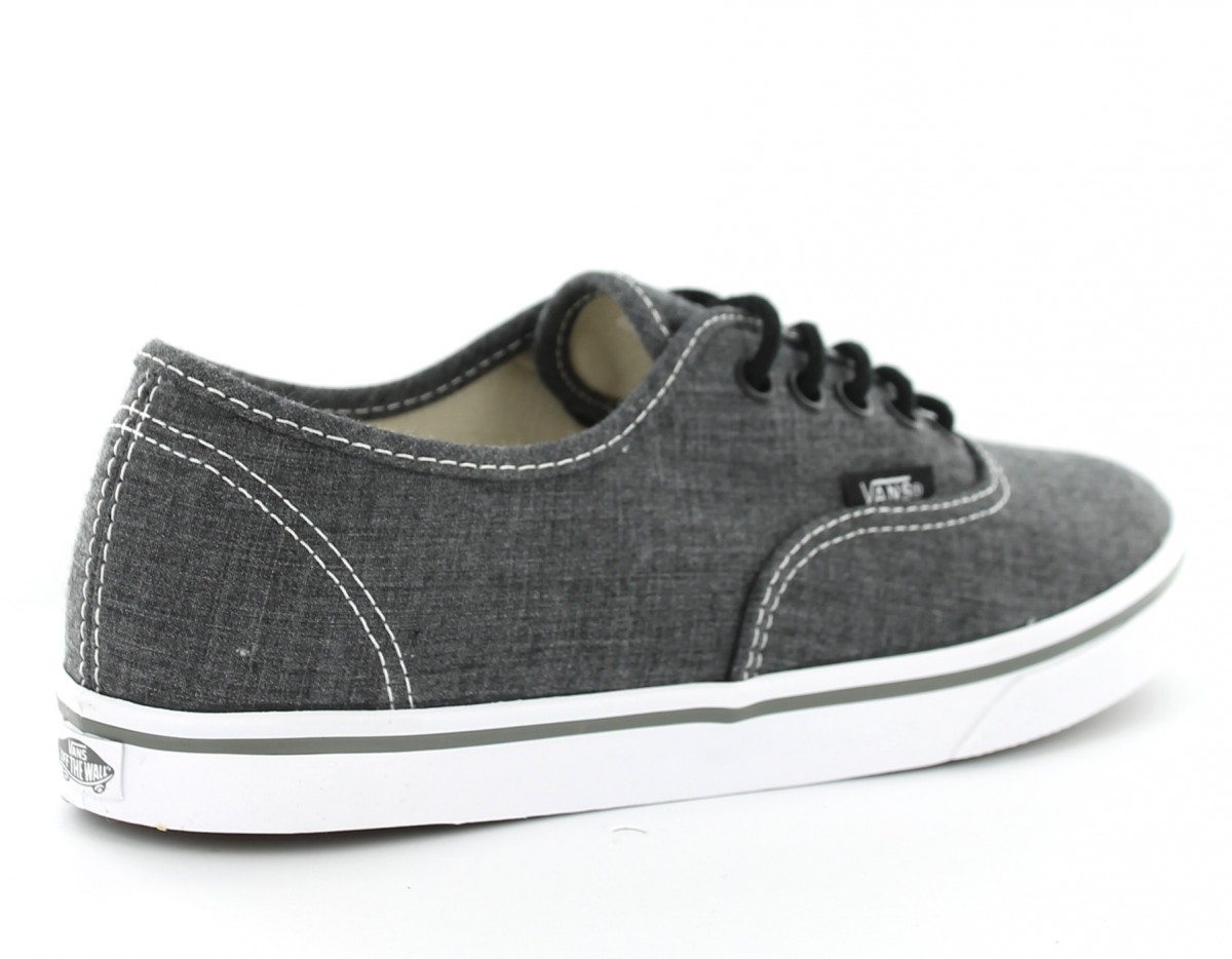 Vans Authentic lo pro chambray GRIS/NOIR