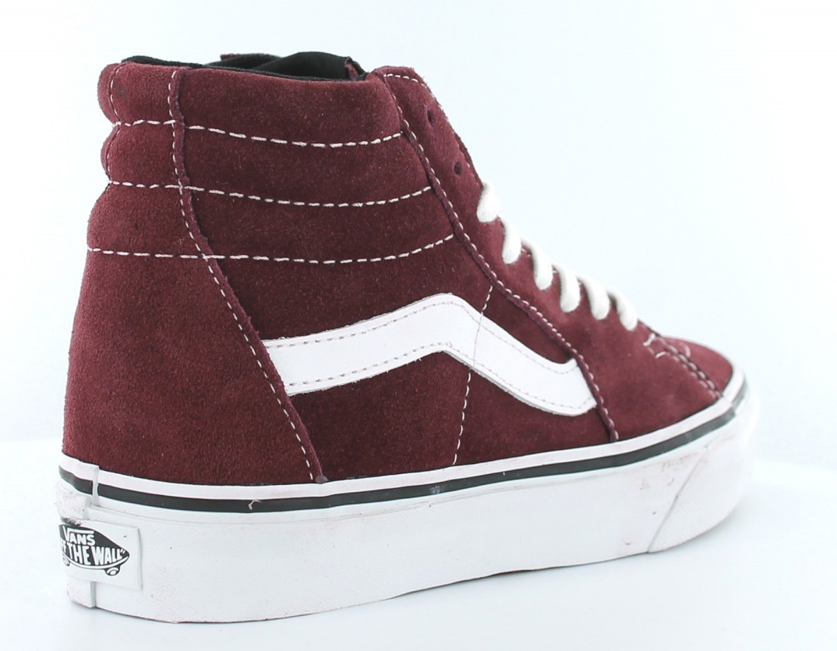 Vans SK8-HI BORDEAUX/BLANC