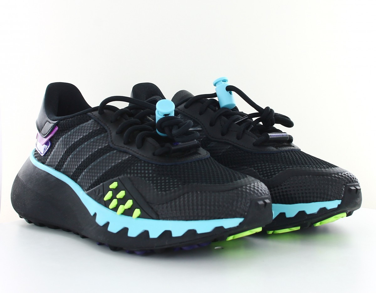 Adidas Choigo noir bleu ciel violet vert