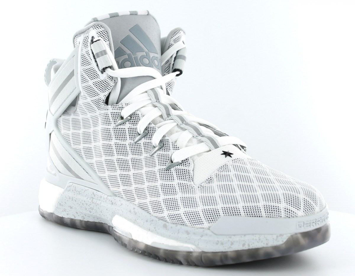 Adidas D rose 6 boost BLANC/GRIS