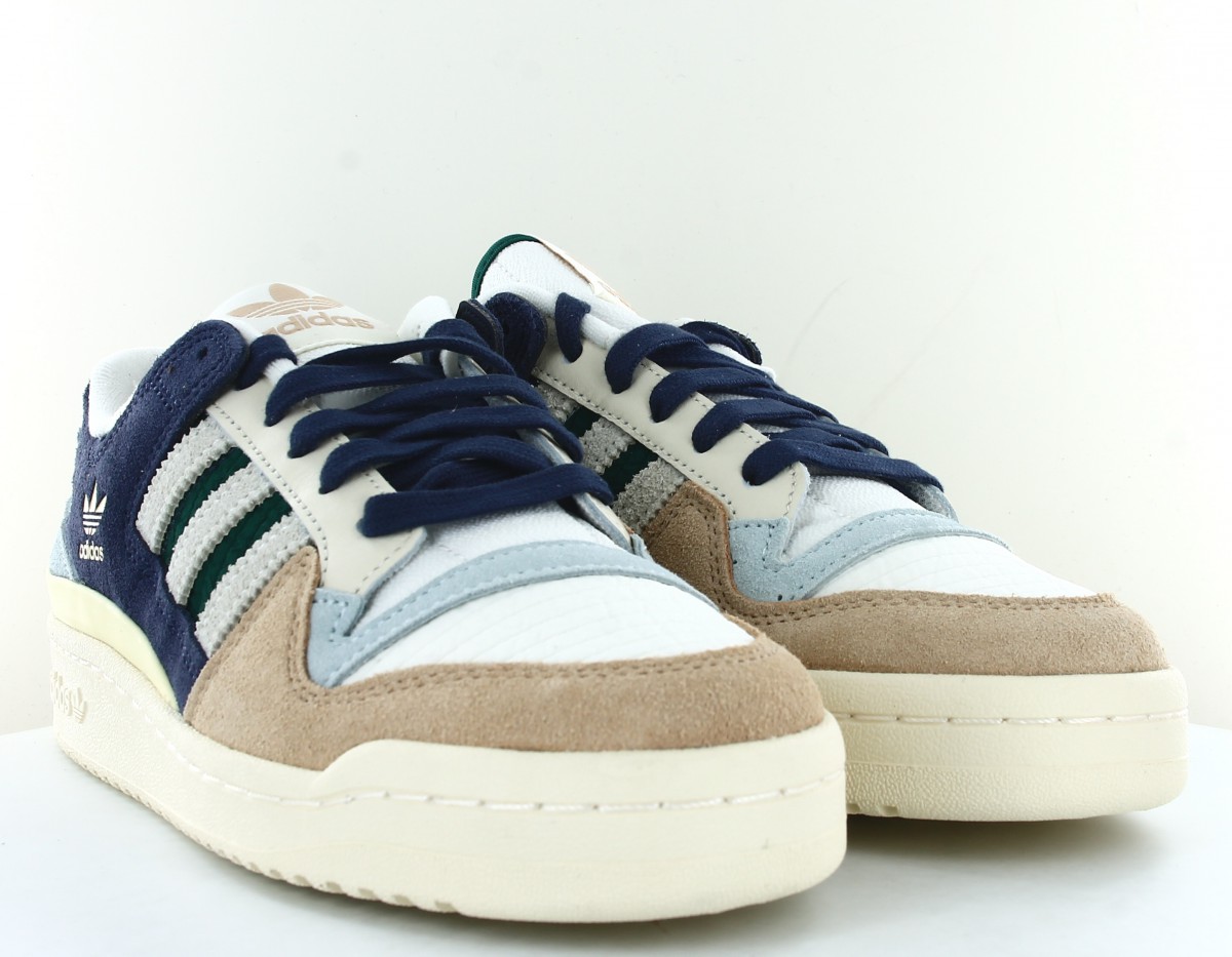 Adidas Forum 84 low cl blanc beige bleu