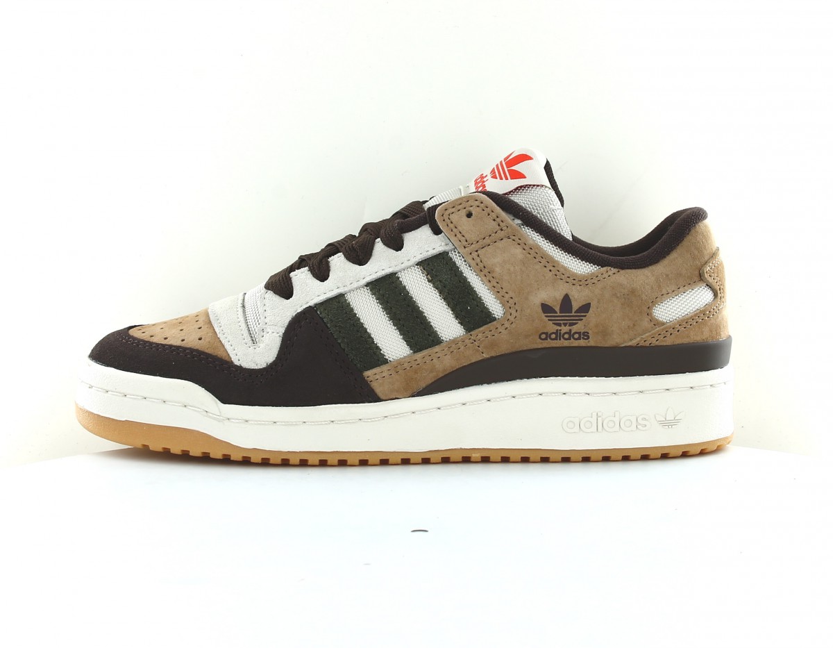 Adidas Forum 84 low cl beige marron kaki