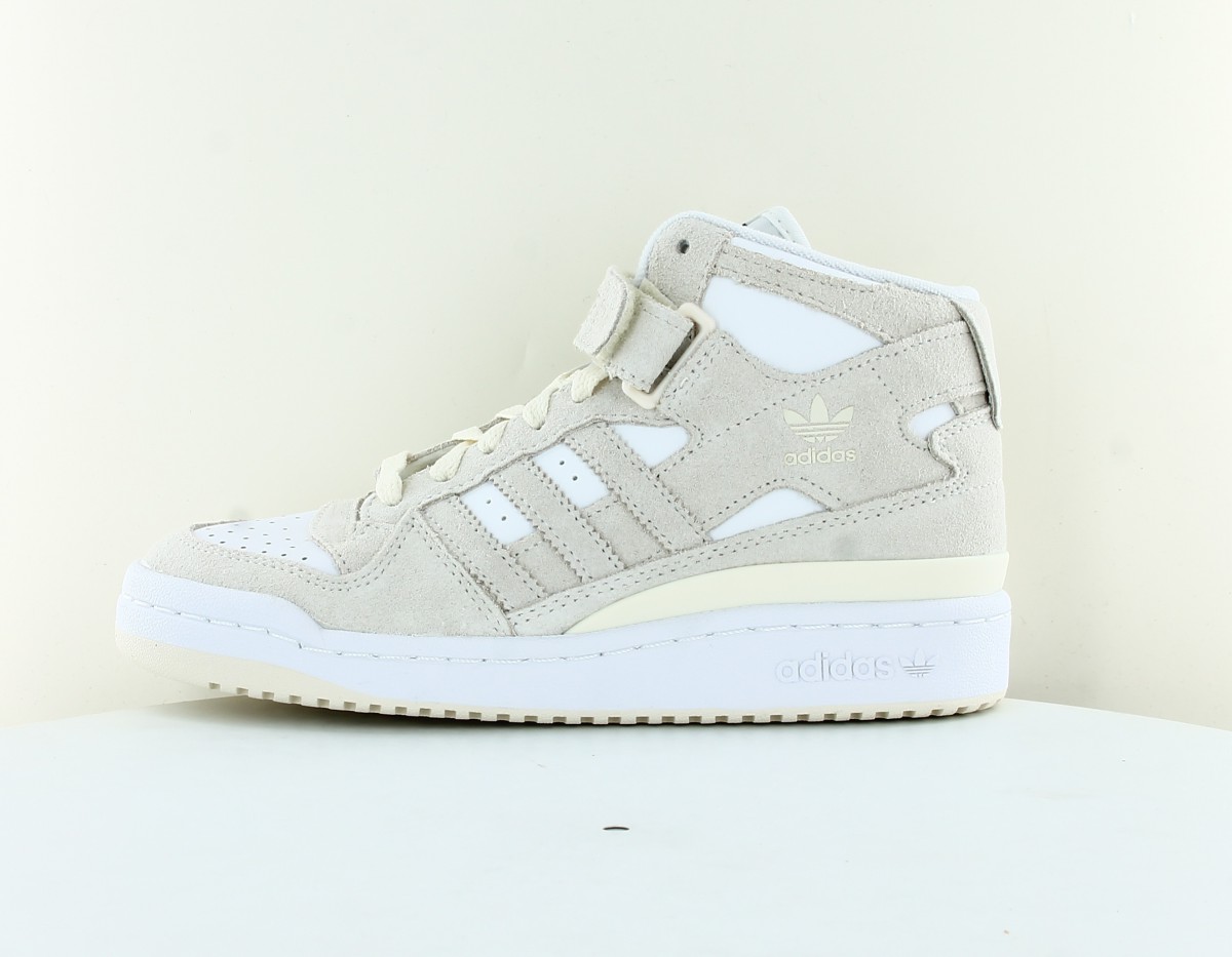 Adidas Forum mid blanc beige