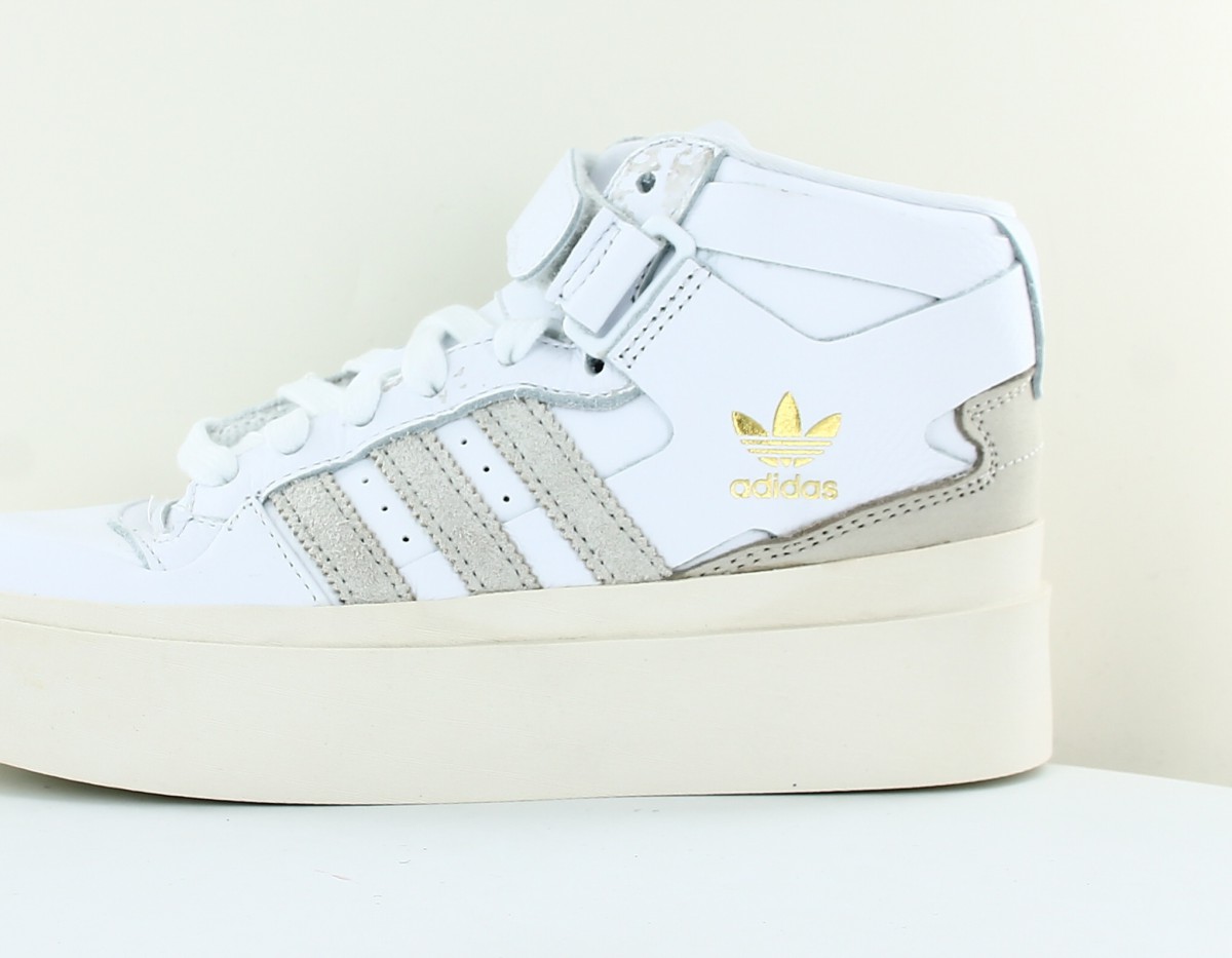 Adidas Forum mid bonega blanc or beige