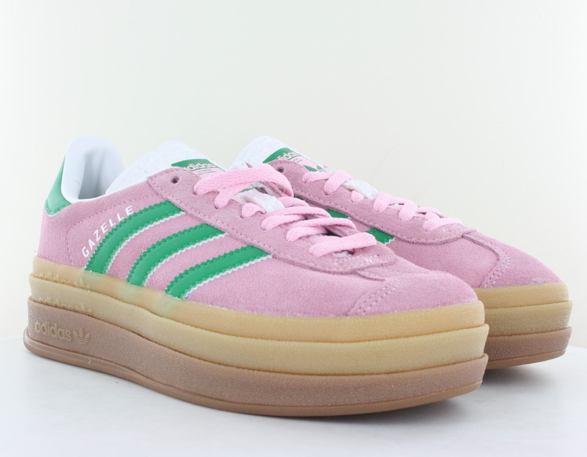 Adidas Gazelle bold rose vert gomme