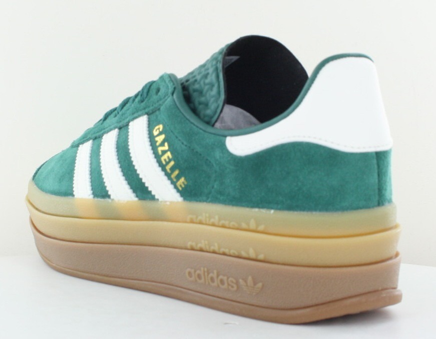 Adidas Gazelle bold vert beige gomme