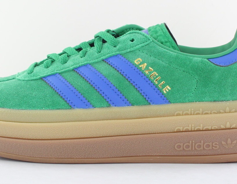 Adidas Gazelle bold vert bleu