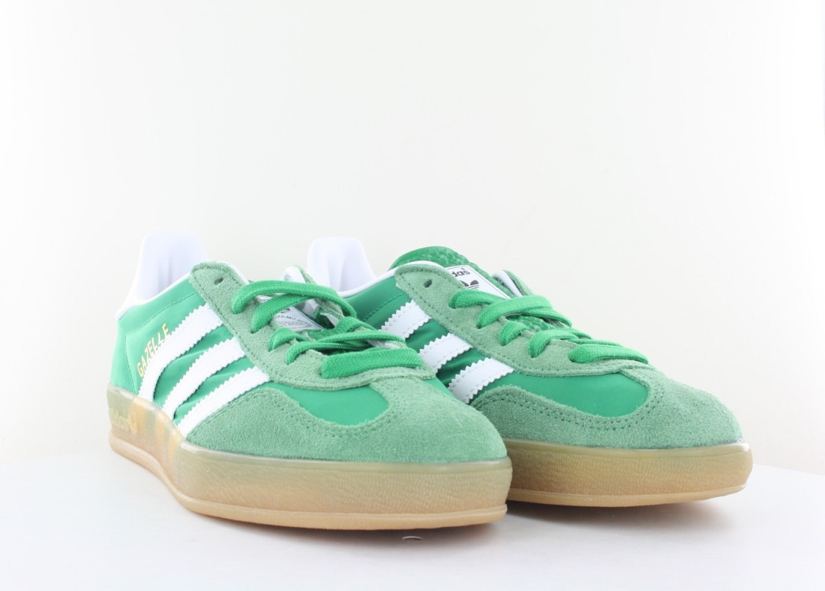 Adidas Gazelle indoor vert blanc gomme