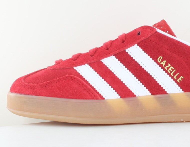 Adidas Gazelle indoor rouge blanc