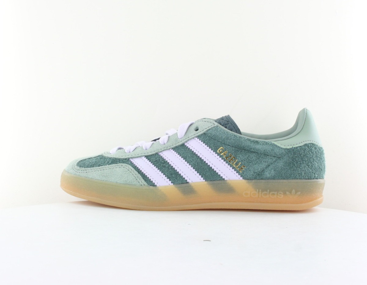 Adidas Gazelle indoor vert mauve vert