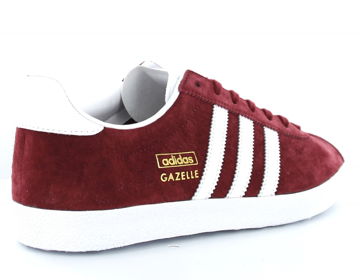 superstar metal toe Bordeaux homme