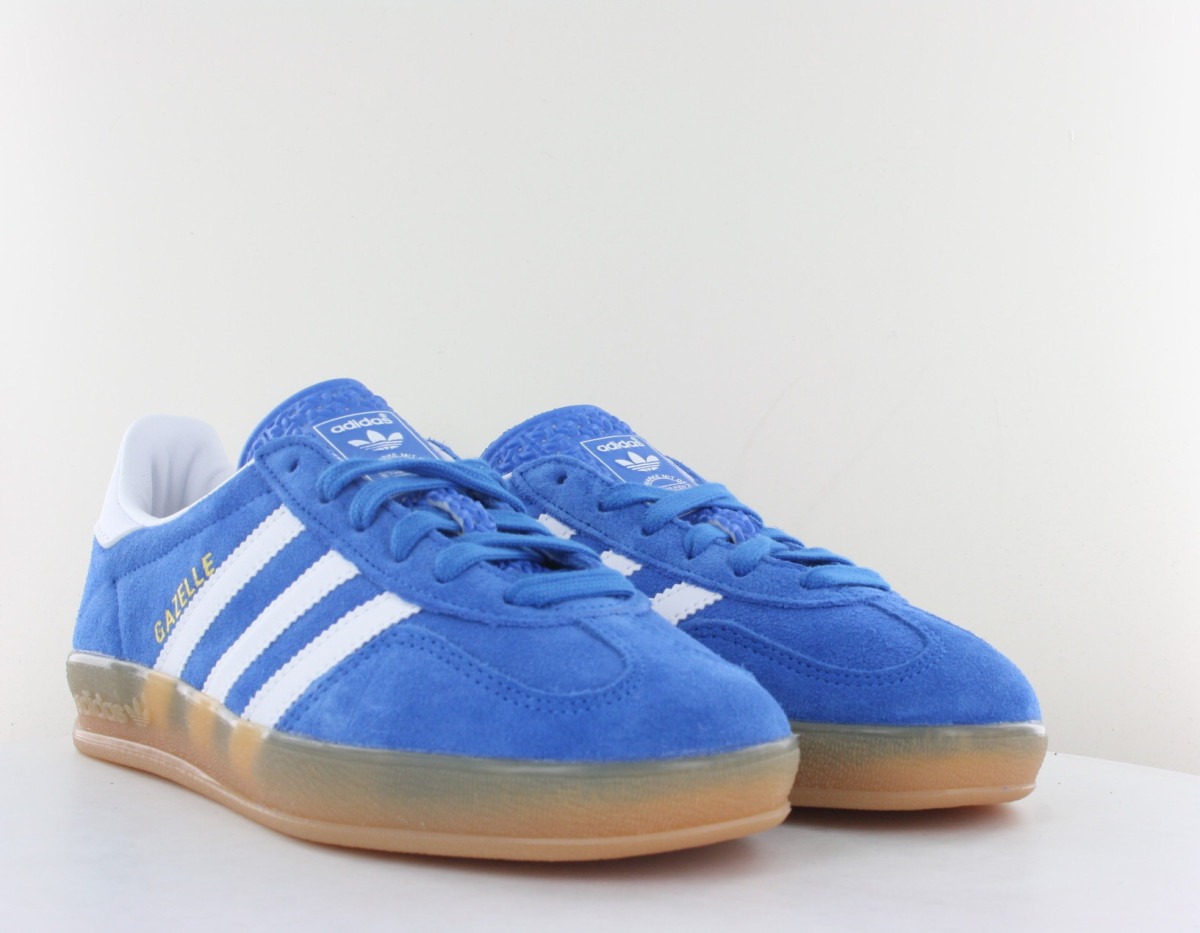 Adidas Gazelle indoor bleu blanc