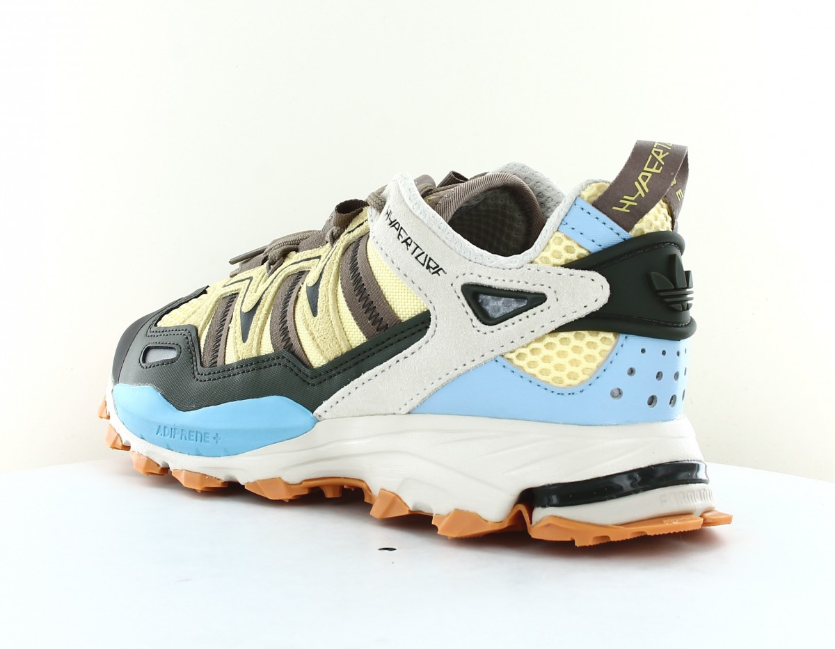 Adidas Hyperturf jaune kaki bleu ciel