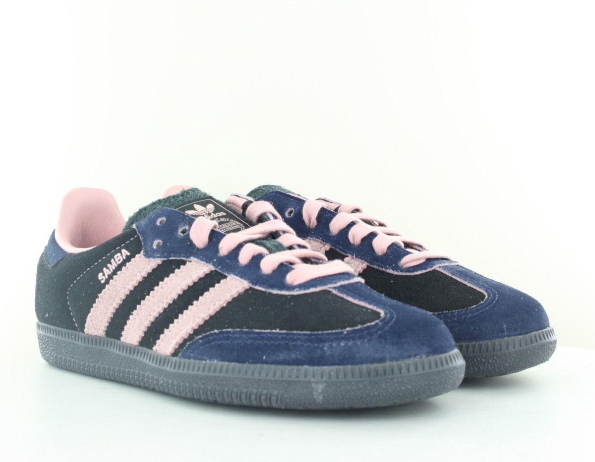 Adidas Samba og bleu marine rose noir