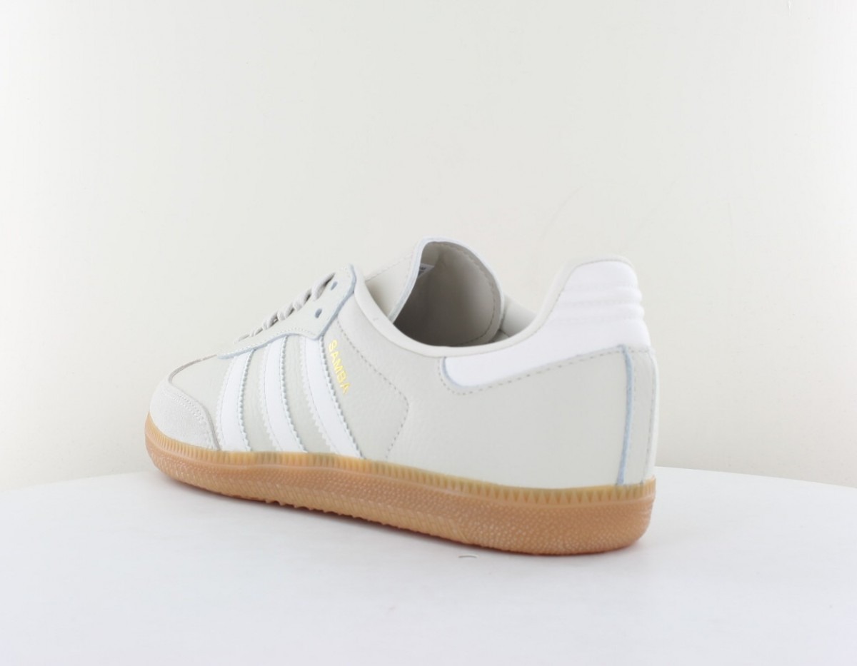 Adidas Samba og beige blanc gomme