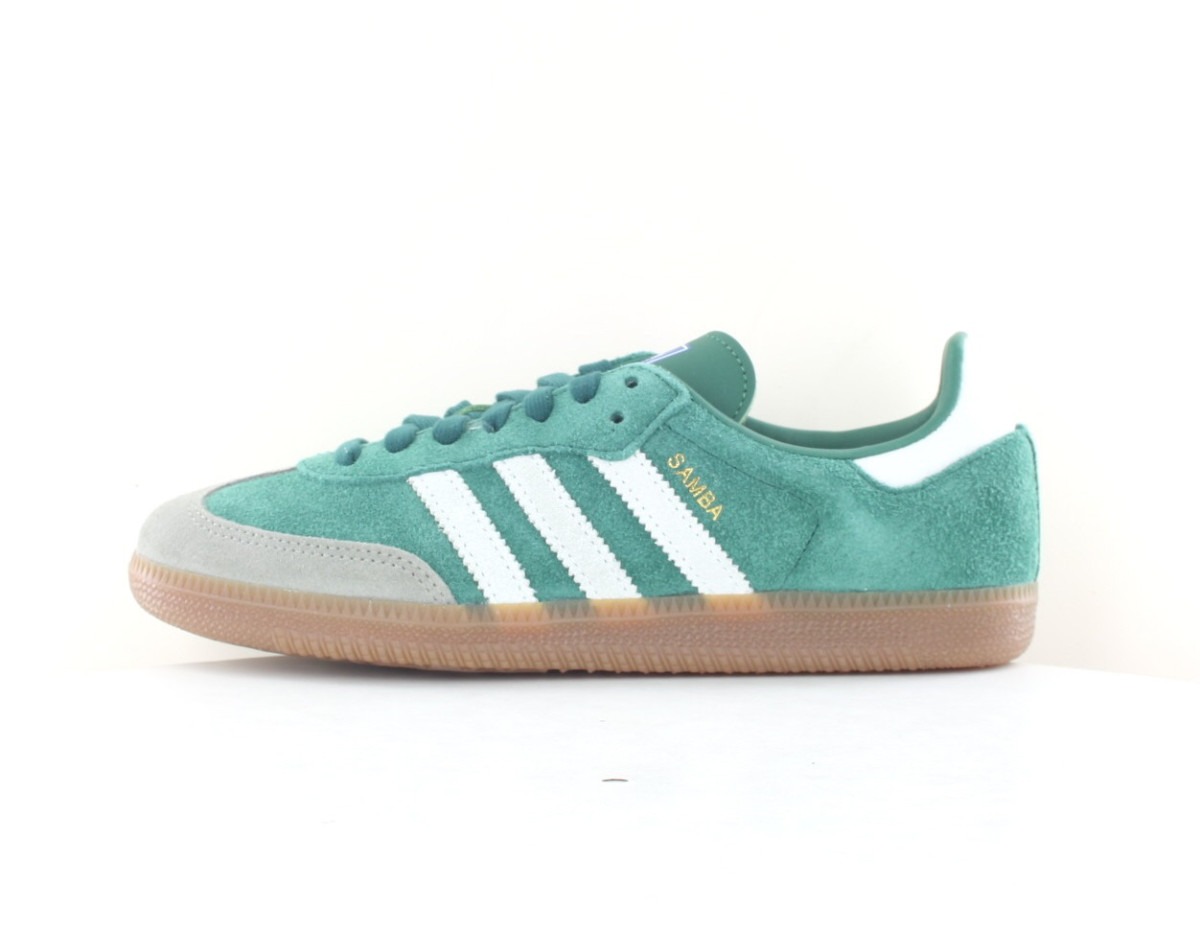 Adidas Samba og vert gris marron gomme