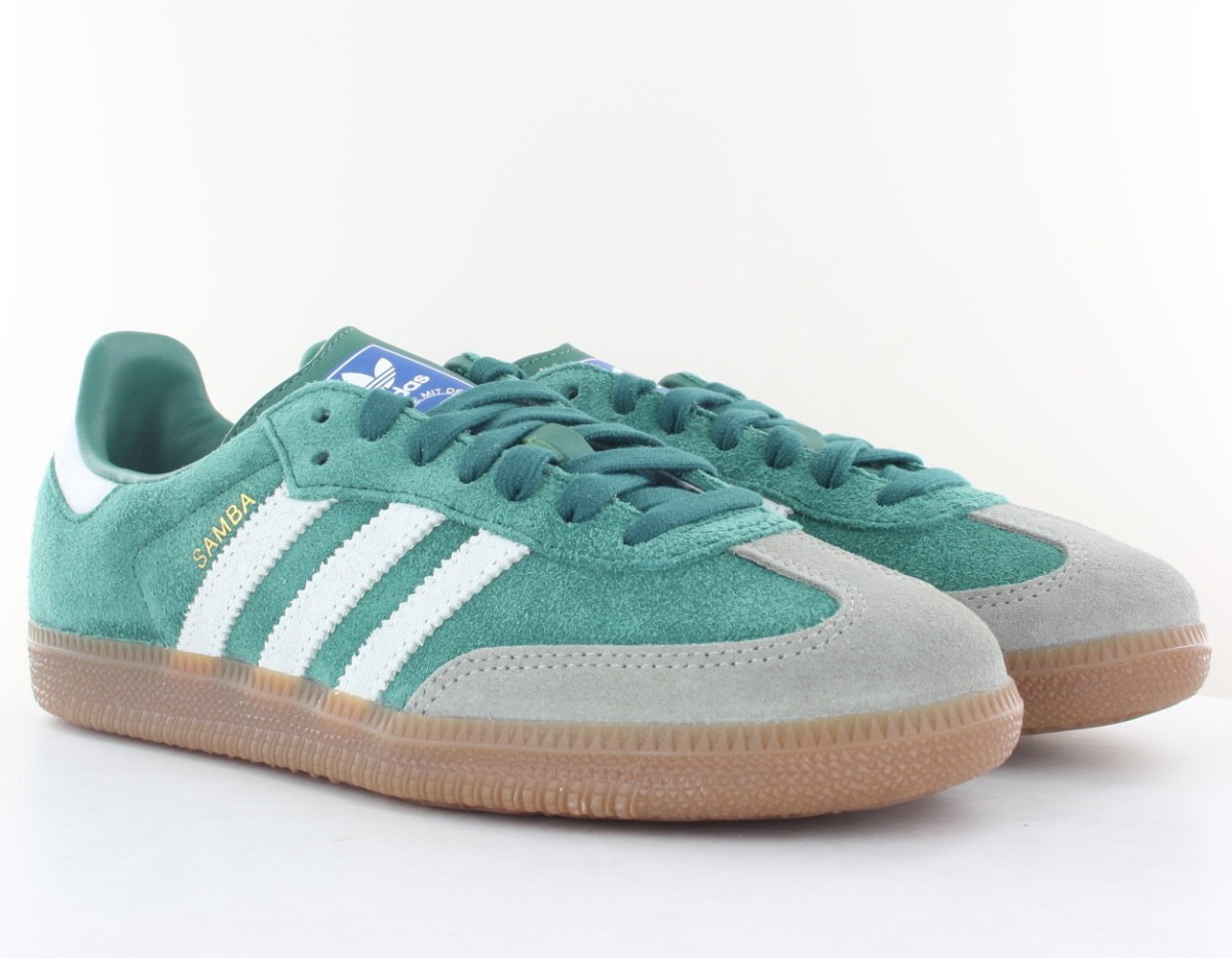 Adidas Samba og vert gris marron gomme