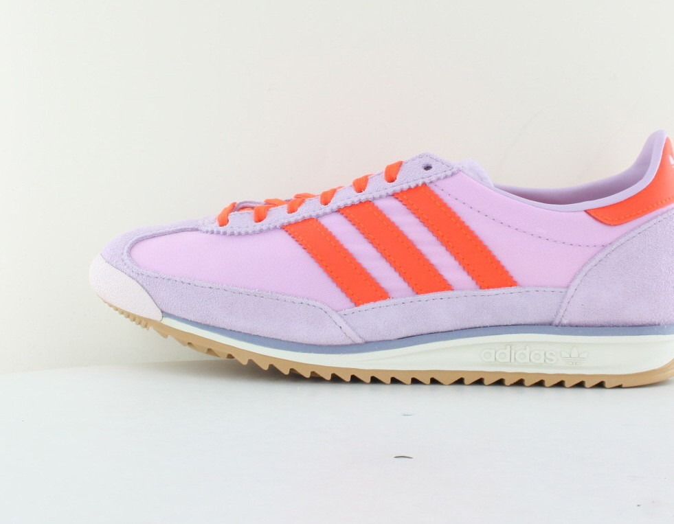 Adidas SL 72 og lila orange gomme