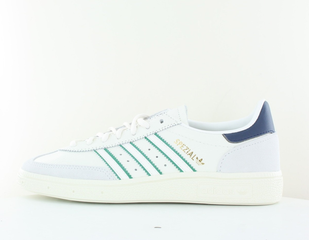 Adidas Spezial cuir beige vert bleu