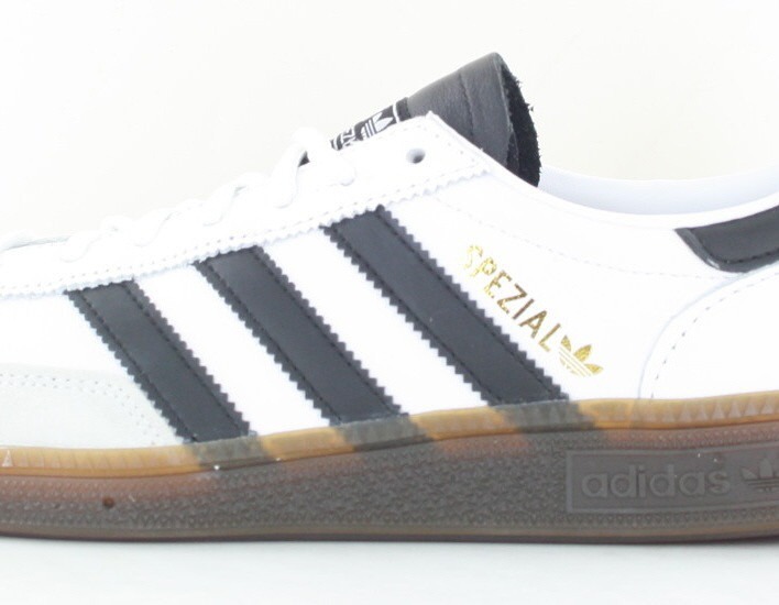 Adidas Spezial cuir blanc noir