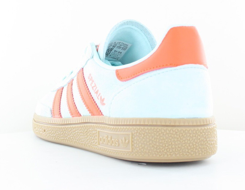 Adidas Spezial turquoise orange fluo gomme