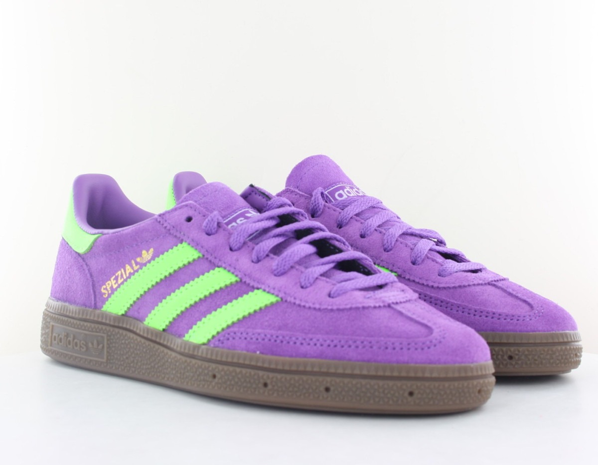 Adidas Spezial violet vert fluo