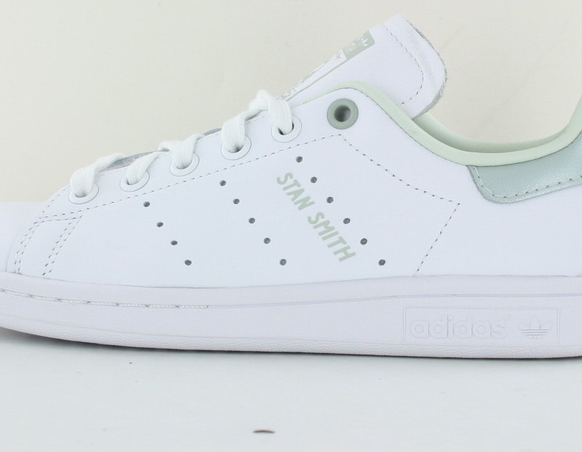 Adidas Stan smith blanc vert brillant