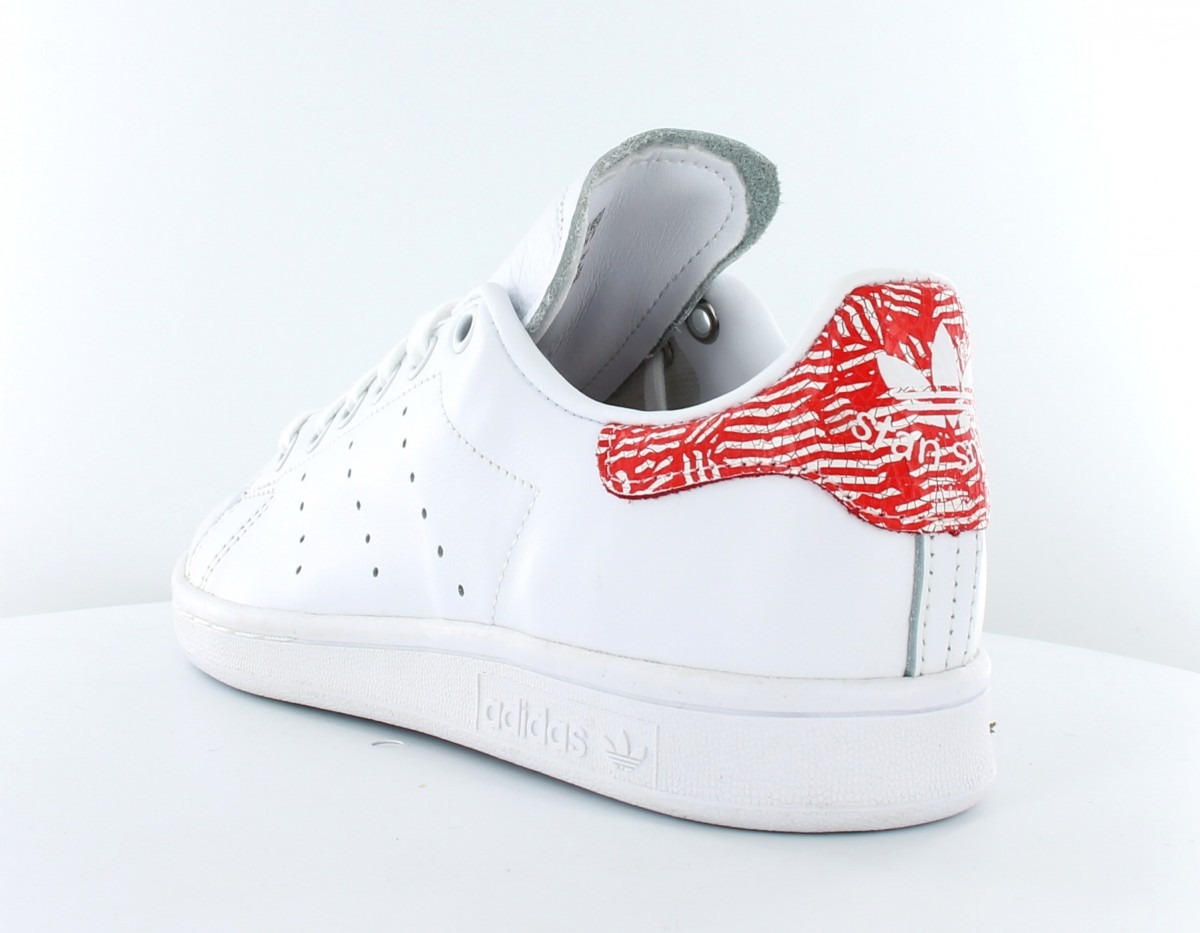 adidas stan smith blanche et rouge