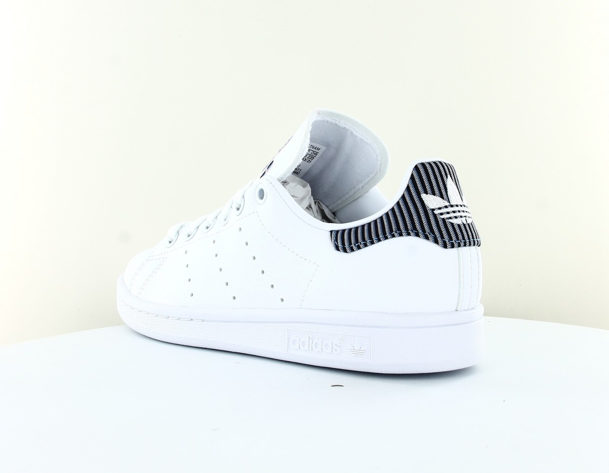 Adidas Stan smith femme blanc bleu rose