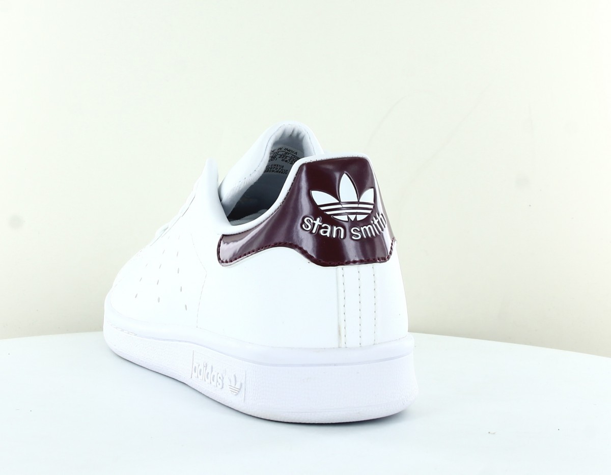 Adidas Stan smith J blanc rose grenadine