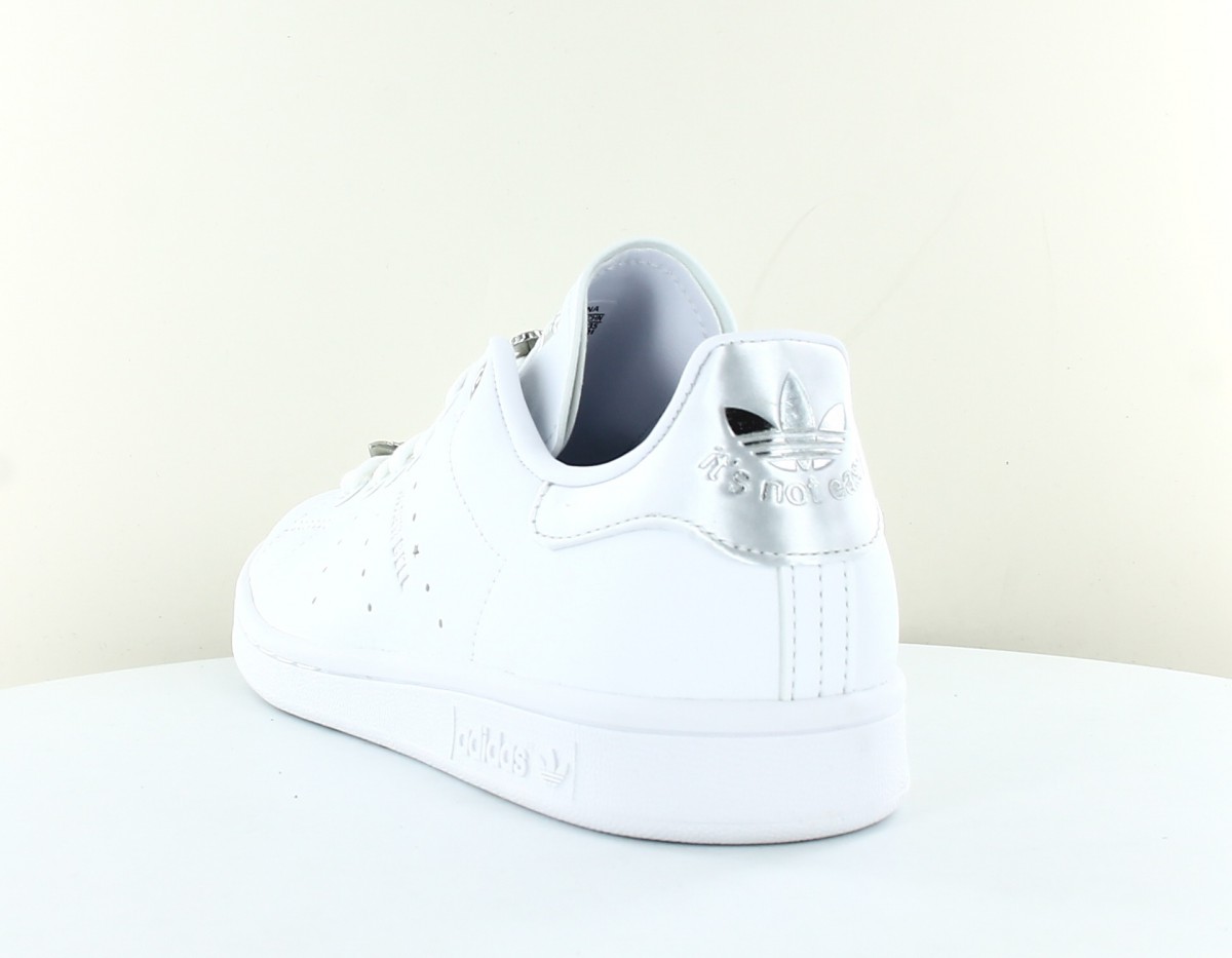 Adidas Stan smith tinker bell blanc argent