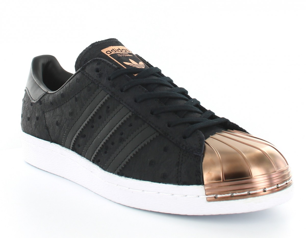 adidas superstar metal toe Beige femme