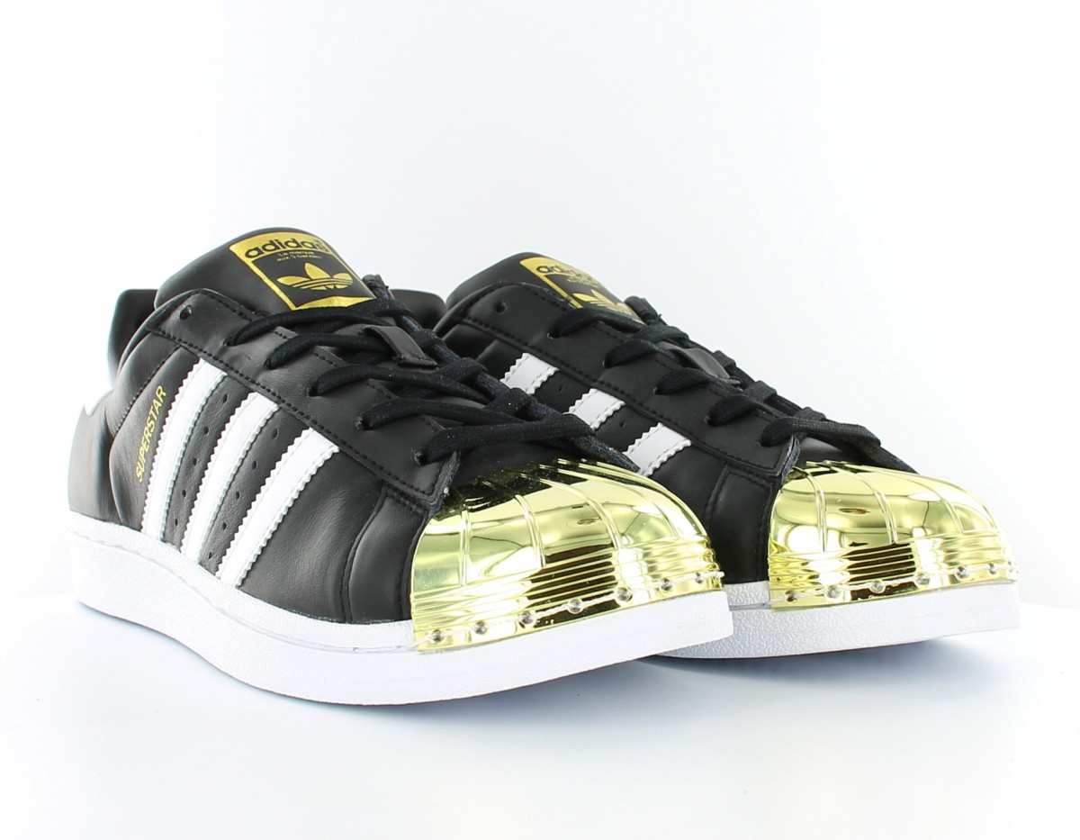 Adidas Superstar Metal Toe Noir-blanc-or