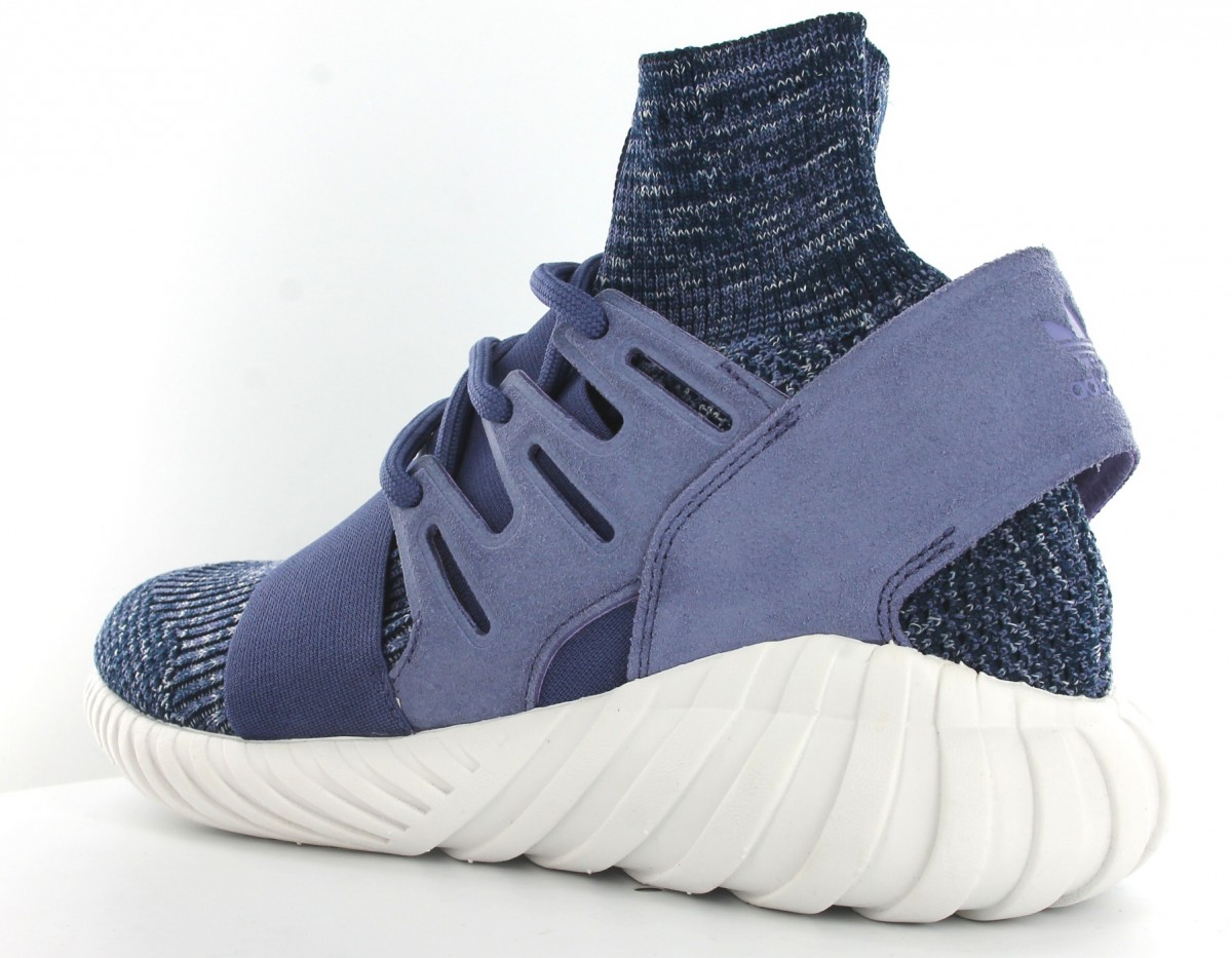 Adidas Tubular Doom Primeknit Glow In The Dark Blue Glow